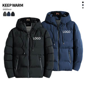 Modèle personnalisé hiver hommes veste 100% Polyester rempli bouffée coupe-vent bulle veste rue mode femmes doudoune - Product Image 3