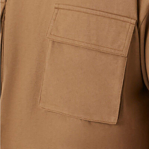 Venta al por mayor 97 algodón <span class=keywords><strong>3</strong></span> Spandex camisetas en blanco High Street grueso 300 Gsm camiseta para hombres con bolsillo - Product Image 5