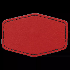 Parche de piel sintética blanco personalizado para sombreros, etiqueta vaquera de piel sintética, parche impreso para sublimación de hierro, parche de piel en blanco para sombreros y ropa - Product Image 1