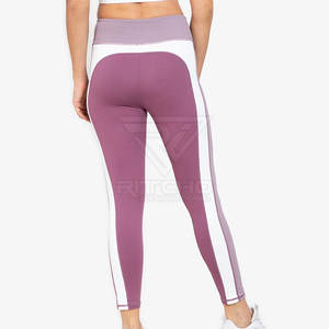 Leggings de yoga mi-longueur, dernière tendance, de haute qualité, 100% coton, séchage rapide, respirant, élastique, pantalon de sport - Product Image 3
