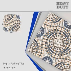 Vistaar Marca Direto Fábrica Suprimentos Heavy Duty Outdoor Cerâmica Porcelana Digital Piso Estacionamento Telhas 40x40cm 400x400mm - Product Image 5