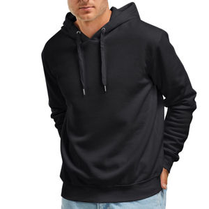 Sweat à capuche noir vente entière hommes pull à capuche décontracté sweats à capuche à manches longues classique - Product Image 3