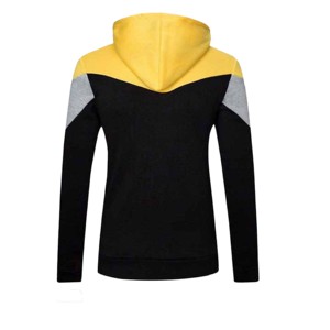 Sweat-shirts à capuche zippés en polaire pour hommes, haute qualité, hiver 2024, style décontracté, patchwork, hip-hop, respirant, vente en gros - Product Image 2