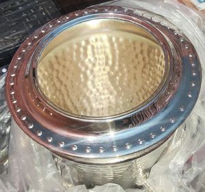 Best Brass Samovar with Silver Mirror Finish for Hadrami <b>Tea</b> & Zavarka Russian <b>Tea</b> <b>Tea</b> <b>Pots</b> & Kettles - Product Image 4