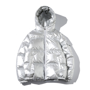 Venta al por mayor zip up shinny Bubble jacket puffer jacket Bubble jacket para hombres y mujeres 2025 - Product Image 1