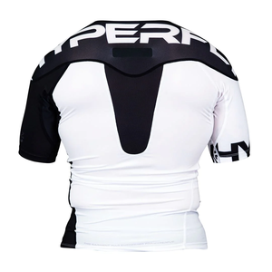 Oem Custom Logo Spandex/Polyester Fabric 180g UPF 50 Solid Color Long Sleeve MMA <b>Men</b> <b>Rash</b> <b>Guard</b> Latest Design - Product Image 3
