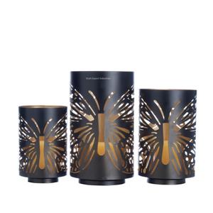 Butterfly Design High Quality Metal Votive <b>Candle</b> <b>Holders</b> Black Color for Home & Wedding Decor Round <b>Candle</b> Votive - Product Image 1