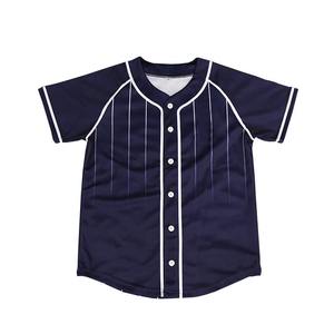 Hot Sale Custom 100% <b>Polyester</b> Raglan Baseball Jersey Breathable Plus Size Button Down <b>Shirt</b> - Product Image 5