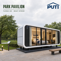 Magasin mobile Apple Cabin de 20 pieds, bâtiment commercial préfabriqué moderne pour projets de shopping et de tourisme en zone touristique