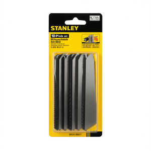 Juego de 10 Hojas de Sierra Stanley para Madera y Metal con Accesorio en Forma de 'T' - Product Image 2