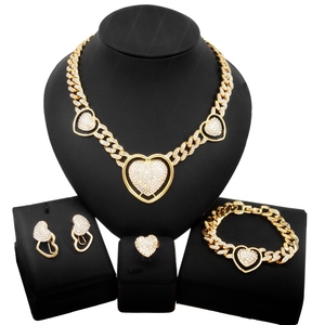 Zhuerrui <span class=keywords><strong>XOXO</strong></span> Set di collana di Design africano fatto a mano placcato in oro 18 carati nuovo classico bellissimo Set di gioielli X0138 - Product Image 1