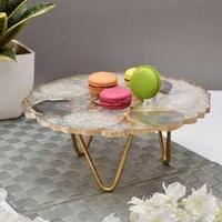 Moule à gâteau en résine époxy, rond, carré, grand plateau, jambe en Silicone pour jambe en métal, pour manche de couteau