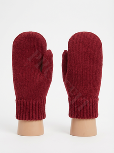 Mitaines en tricot chaudes pour un usage quotidien avec poignets côtelés, confort et finition sans couture pour la saison froide, fournisseur en gros OEM ODM - Product Image 4