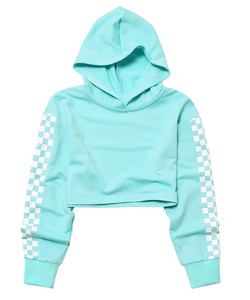 Premier Fitness Top Vente Dames À Capuche Logo Personnalisé Cordon Capuche À Manches Longues Pull Crop Top À Capuche Sport Gym Workout Wear - Product Image 1