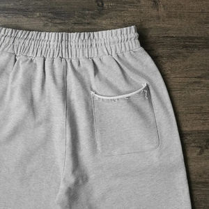 New Arrival <b>Men's</b> Casual Cotton French Terry Sweatpants High Quality <b>Elastic</b> <b>Waist</b> Windproof Mid <b>Waist</b> Straight Leg <b>Trousers</b> - Product Image 3