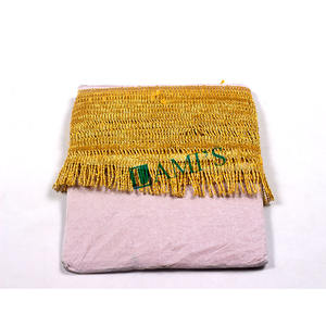 Vente de haute qualité 2023 OEM Bullion Fringe Frange personnalisée En gros Argent Métallique Frange - Product Image 5