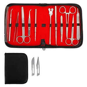 11 pièces Kit de dissection d'étudiant en anatomie ensemble de dissection de laboratoire de biologie Premium étudiants en médecine vétérinaire - Product Image 1