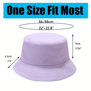 Sombreros de Pescador Personalizados Unisex, 100% Algodón, Color Sólido, con Logotipo Bordado Personalizado para Adultos y Niños - Product Image 3