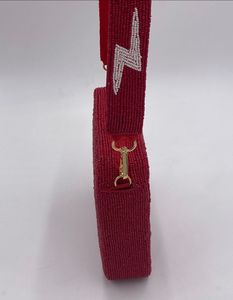 Sac de boîte perlé de couleur marron - Product Image 4