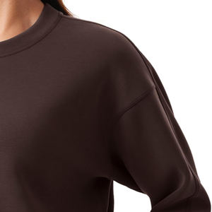 Sudadera de Algodón de Color Sólido de Nuevo Diseño al por Mayor para Niñas, Última Llegada, Sudadera de Mujer de Alta Calidad y Corte Regular - Product Image 5