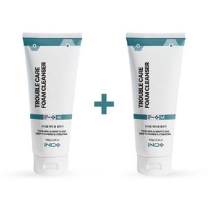 Nettoyant moussant pour le visage 1+1 Medisection Number M légèrement acide BHA/AHA, soin des problèmes de peau, nettoyant moussant 150g X 2 - Product Image 1