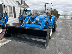 Tracteur LS MT345E/HE de haute qualité et abordable – 45 CV avec chargeur frontal et pelle arrière, bleu, 4x4, diesel, machine agricole utilitaire - Product Image 2