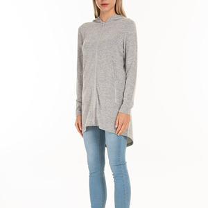 Sudadera con capucha de palangre de gran tamaño para mujer con diseño personalizado Jersey de lana con estampado OEM Etiqueta privada Gimnasio o ropa de invierno - Product Image 3