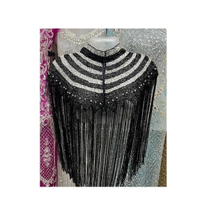 Blusa de satén de algodón de exportación directa para mujer, bordado hecho a mano de la mejor calidad, técnica de punto transpirable teñida para boda - Product Image 1