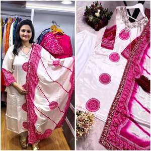 <b>PRESENTING</b> 3 PIECE STYLISH KURTI, BOTTOM WITH BEAUTIFUL DUPATTA - Product Image 1