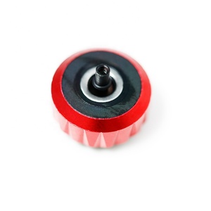 เม็ดมะยมนาฬิกาแบบกำหนดเอง สีแดงดำ สแตนเลสสตีล 316L แบบขันเกลียว สำหรับ NH35 sw200 9015 อะไหล่ตัวเรือนนาฬิกาดำน้ำ 20ATM - Product Image 3