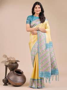 Plazzo Silk VOL 4 astita Saree ทำด้วยมือผ้าไหม Lichi สำหรับอินเดียและปากีสถานผลิตในอินเดีย - Product Image 2