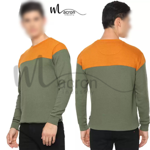 เสื้อสเวตเชิ้ตผู้ชายแบบเรียบง่าย สไตล์ยอดนิยม ขายดี ผลิตตามสั่ง ซักเครื่องได้ สวมใส่สบาย รุ่นใหม่ล่าสุด ราคาขายส่ง - Product Image 5