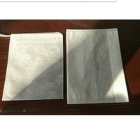 Sacs à thé en papier de fibre de maïs PLA biodégradable, blanc moderne, 20-30g par rouleau, en stock