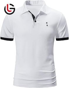 เสื้อโปโลมีซิปสีขาวสำหรับผู้ชายผ้าสแปนเด็กซ์คอตตอน100% ผ้าถักดีไซน์แขนสั้นเป็นมิตรกับสิ่งแวดล้อม - Product Image 4