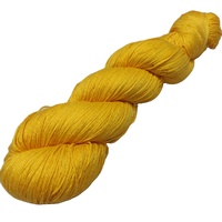 Maharaja 100% fil de soie brute de mûrier blanc Anti-Style GUN broderie tricot à la main OEM disponible pour le tissage de la soie 100%