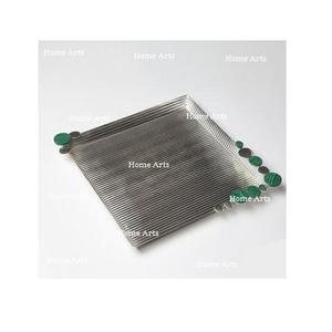 Juego de 2 bandejas de comida de diferentes tamaños Bandeja para servir postres con forma hexagonal de calidad superior para uso doméstico en hoteles - Product Image 3