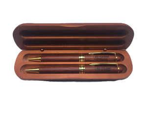 ปากกาไม้พร้อมกล่องของขวัญกล่องปากกาไม้ธรรมชาติพร้อมฝาบานพับ - Product Image 4