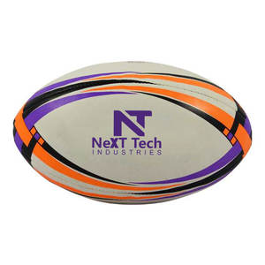 Diseña tu propia nueva pelota de rugby 2024 Pelota de rugby de calidad superior Diseño de servicio OEM Pelota de rugby - Product Image 3