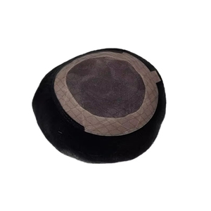 Toupet en cheveux humains à base mono, perruque à base mono, prothèse capillaire en cheveux humains, taz hair bd - Product Image 4