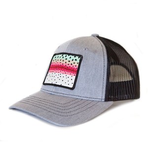 Hot Sale Trucker <b>Hats</b> 6-Panel Custom Woven Patch Logo Breathable Mesh Back Curved Brim Adjustable Closure High Quality <b>Caps</b> - Product Image 2