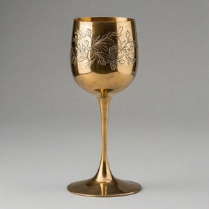 GildedChalice Divine Grace, cáliz de vino de Metal adornado, copa de acabado antiguo tradicional para rituales religiosos y altares de Iglesia - Product Image 6