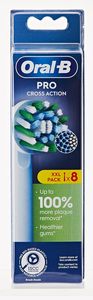 แปรงสีฟันไฟฟ้าสำหรับเปลี่ยนแปรงสีฟันในช่องปาก-B CrossAction สีดำ4จำนวน (แพ็คละ1ชิ้น) - Product Image 5