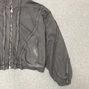 เสื้อฮู้ด500gsm โอเวอร์ไซส์แบบมีซิปรูดซิปสำหรับผู้ชายทรงโอเวอร์ไซส์ - Product Image 6