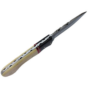 Cuchillo Bowie de Caza de Acero Inoxidable de Alta Calidad, Mango de Madera Cómodo, Borde Dentado, Garantía de 3 Años, Uso Industrial - Product Image 4