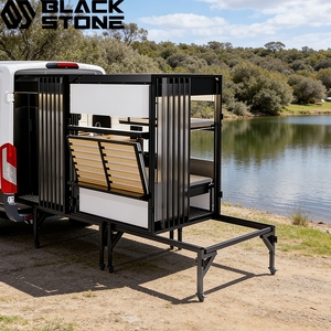Système de bureau mobile pour camping-car : Unité de travail flexible avec bureau, rangements et sièges - Product Image 2