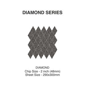 CeramicMosaic48mm Grephite Diamond Porcelana Mosaico Azulejos Mate Brillante Exterior Interior Pared Piso Decoración Proyectos - Product Image 2