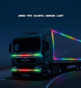 Toptan 1/1.2/1.5/1.8/2/2.2/2.4M otomatik RGB kovalayan şerit LED kamyon Pickup evrensel arka römork için sinyal lambası açın Led ışık - Product Image 4