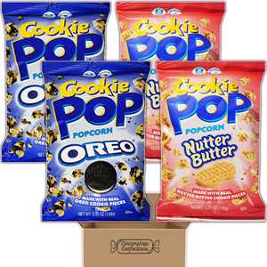 Cookie Pop Oreo Popcorn 149g Choco-latey Sweet Popcorn Treat Premium Quality Snack Ideal for Family Gatherings or Office Breaks - Product Image 1