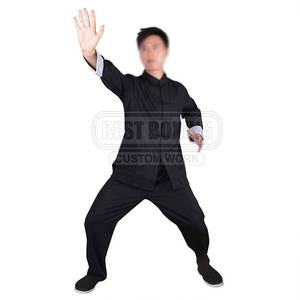 ชุดกังฟูพร้อมผ้าฝ้ายเนื้อนุ่มและทรงหลวมสำหรับฝึกซ้อมศิลปะการต่อสู้ชุดกิโมโน Jiu Jitsu กังฟู - Product Image 6