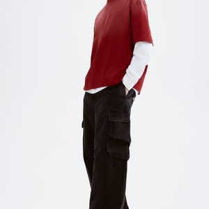 Camiseta personalizada de ocio de gran tamaño de algodón de moda en blanco súper grande - Product Image 6